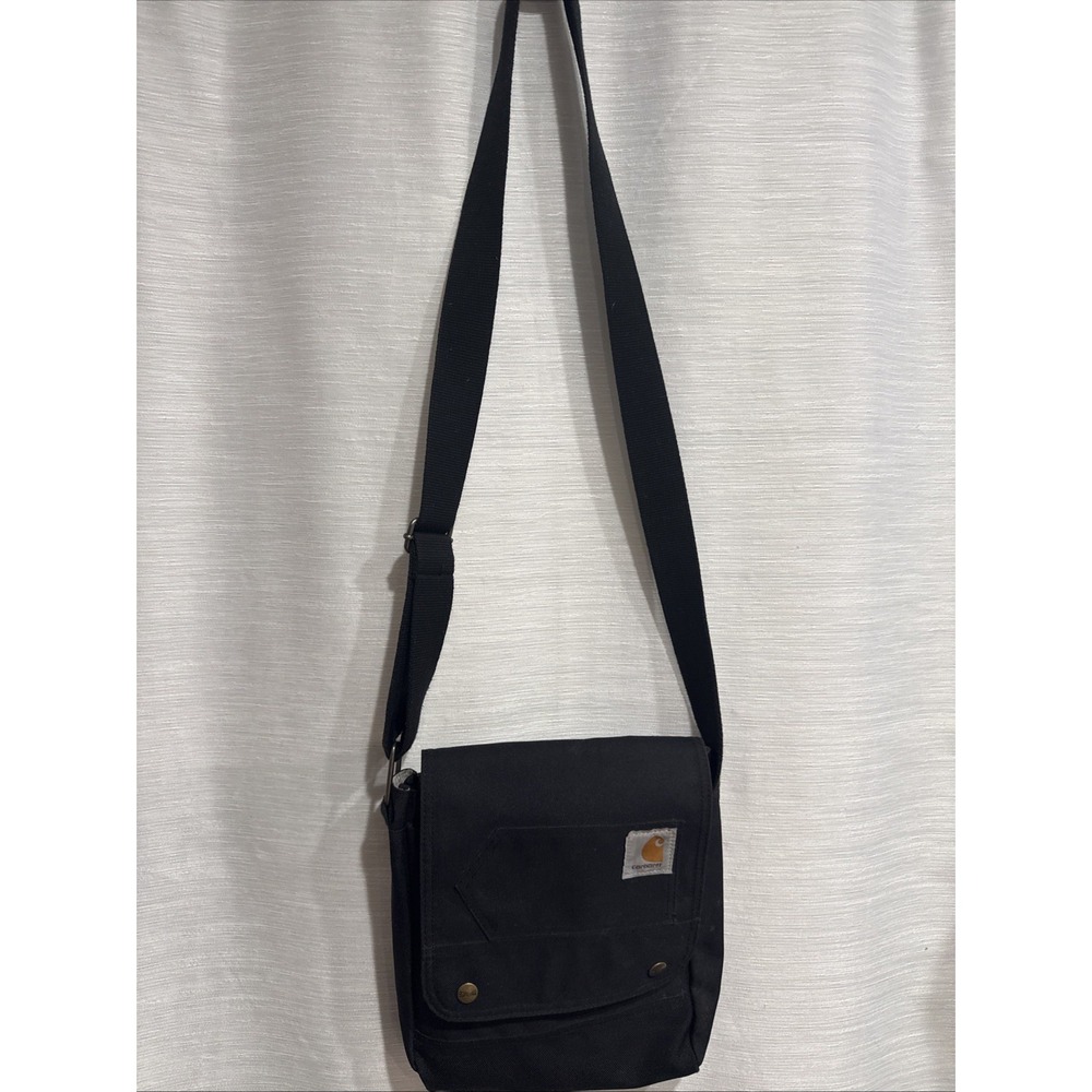 Carhartt Womens's Cross Body Carry All Bag Navy /Black EUC